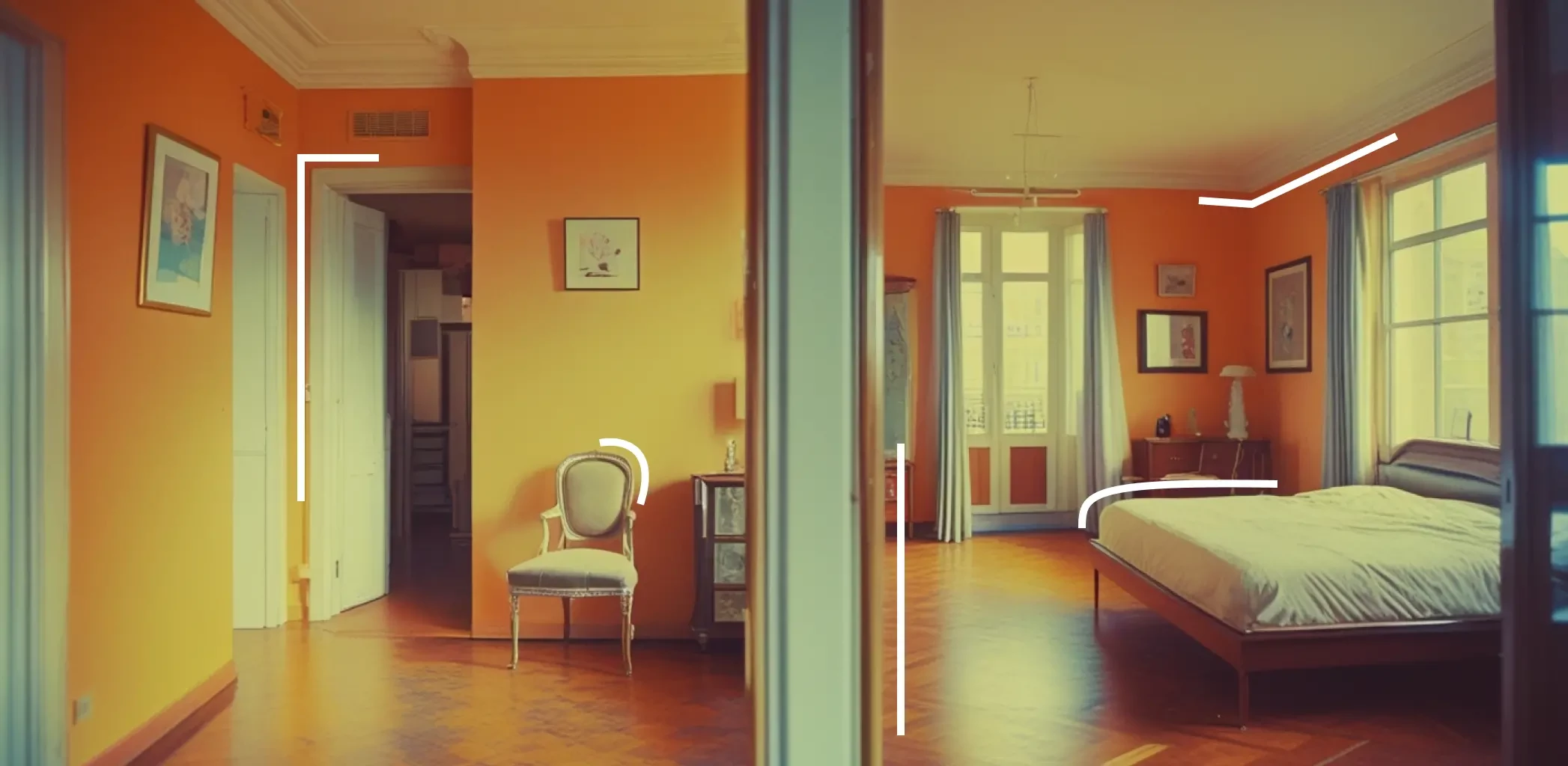 Иллюстрация к статье - Как из одной комнаты сделать две: идеи зонирования Как из одной комнаты сделать две: идеи зонирования