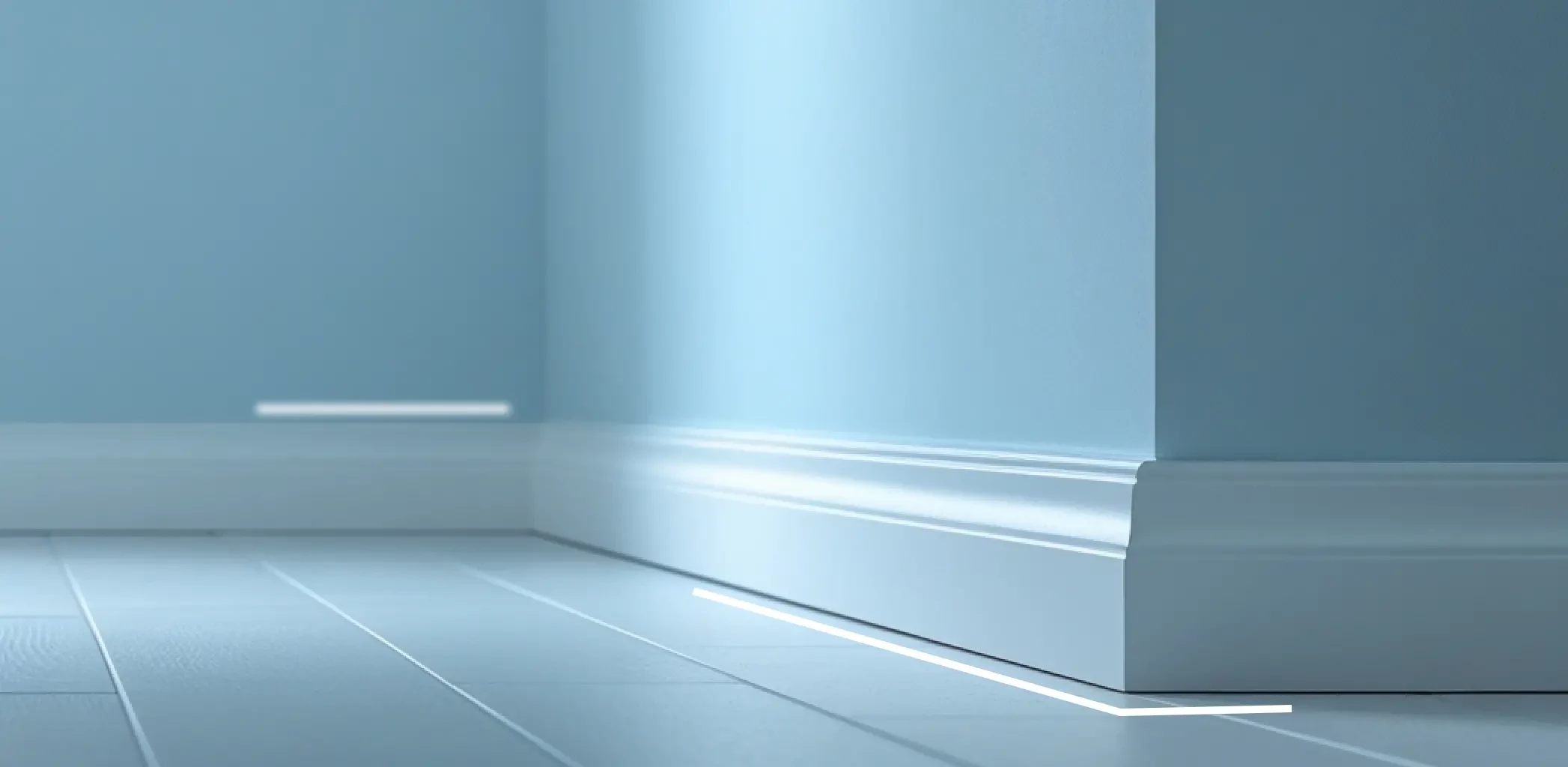 Как правильно установить напольный плинтус