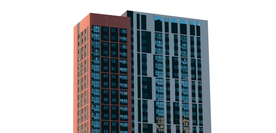 Здание с подписями